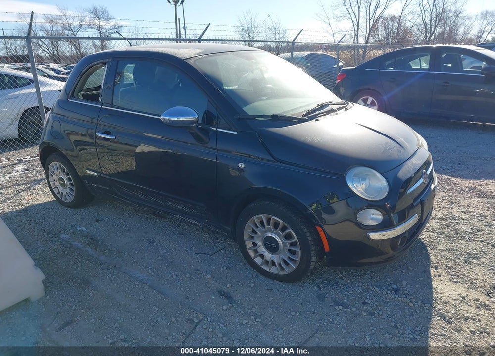 2013 FIAT 500 LOUNGE VIN: 3C3CFFCR0DT541135