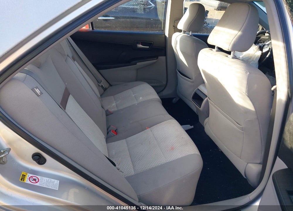 2012 TOYOTA CAMRY LE VIN: 4T1BF1FK5CU199528