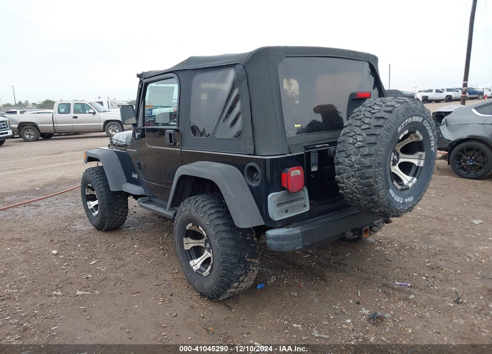 1999 JEEP WRANGLER SE VIN: 1J4FY29P0XP412672
