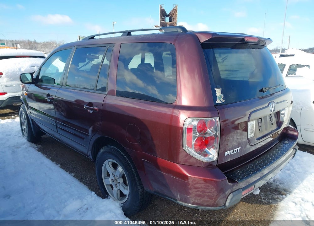 2008 HONDA PILOT EX VIN: 5FNYF28488B012124