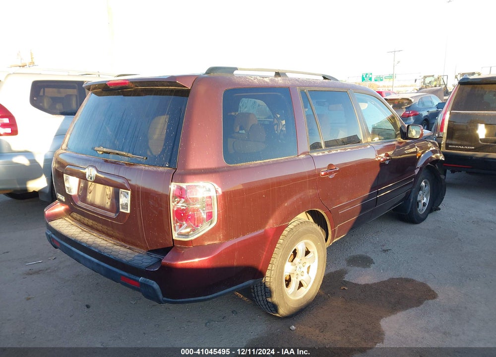 2008 HONDA PILOT EX VIN: 5FNYF28488B012124