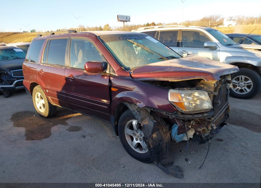 2008 HONDA PILOT EX VIN: 5FNYF28488B012124