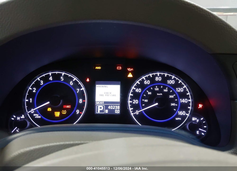 2012 INFINITI G37X VIN: JN1CV6AR1CM975279