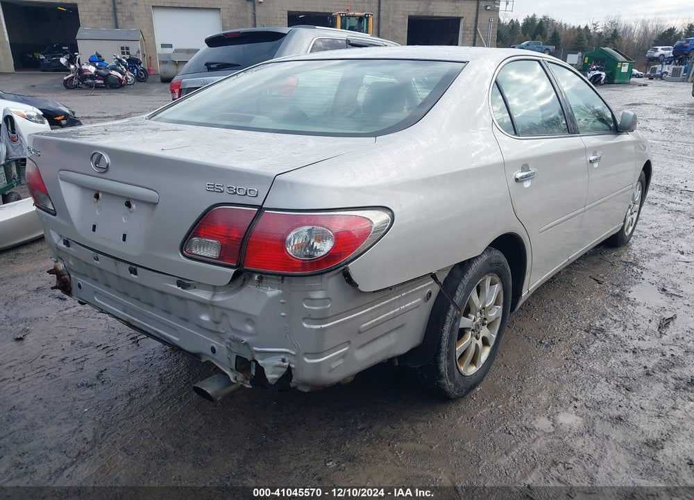 2003 LEXUS ES 300 VIN: JTHBF30G036012767
