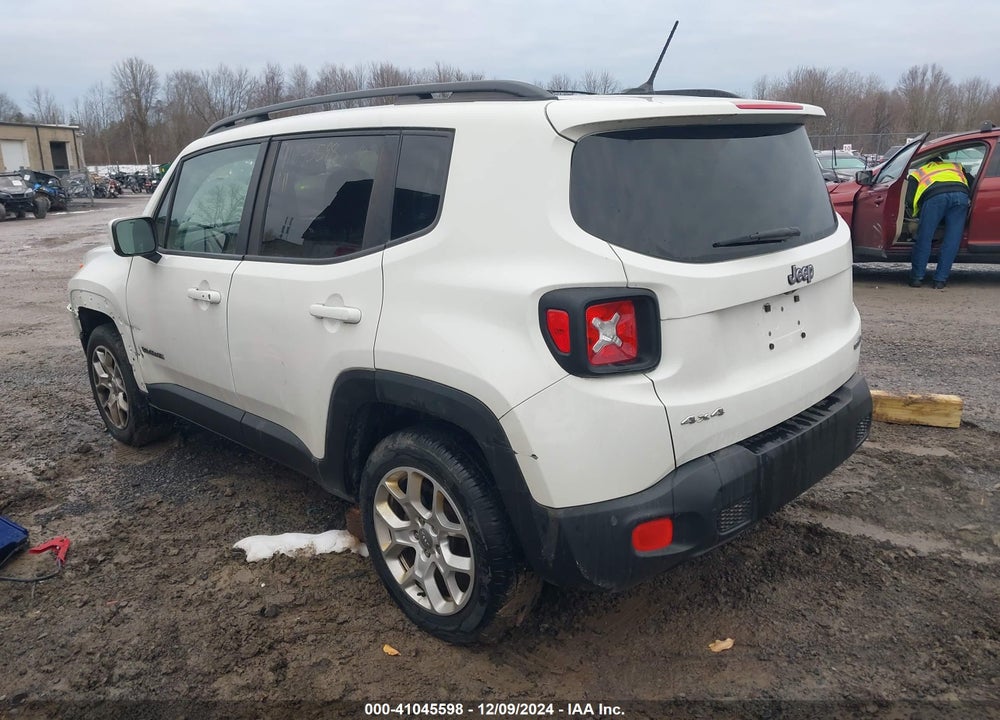 2017 JEEP RENEGADE LATITUDE 4X4 VIN: ZACCJBBB7HPF87064