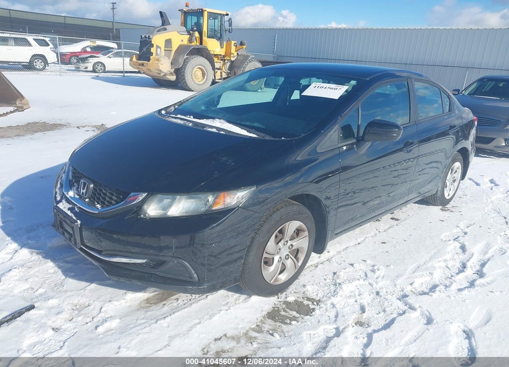 2014 HONDA CIVIC LX VIN: 19XFB2F53EE032314