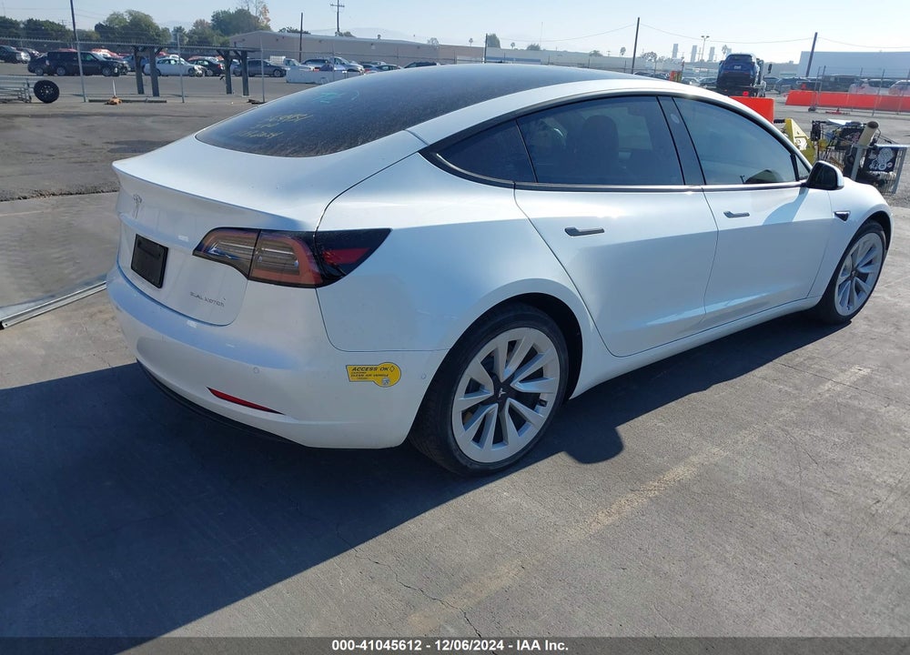 2022 TESLA MODEL 3 LONG RANGE DUAL MOTOR ALL-WHEEL DRIVE VIN: 5YJ3E1EB8NF212071