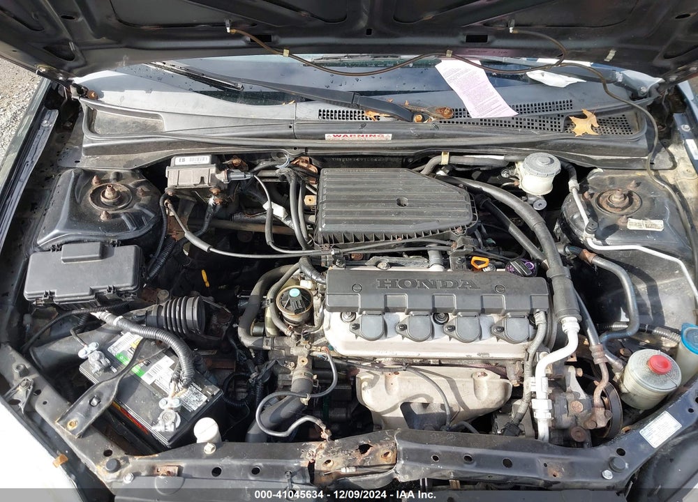 2001 HONDA CIVIC VIN: 1HGEM22571L054427