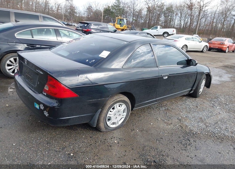 2001 HONDA CIVIC VIN: 1HGEM22571L054427