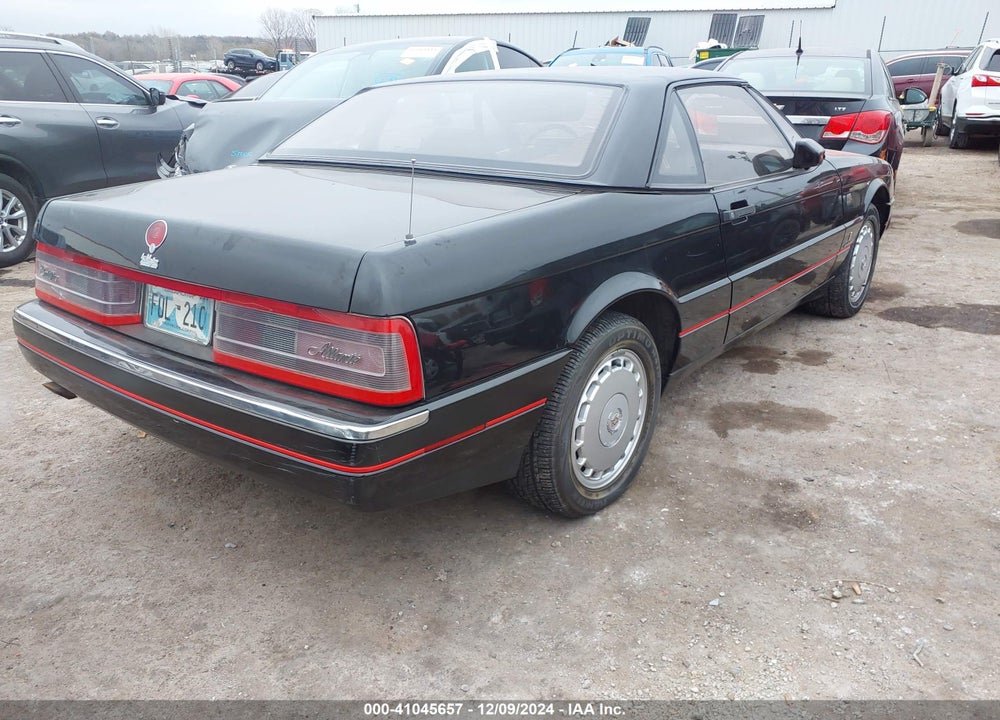 1989 CADILLAC ALLANTE VIN: 1G6VR3188KU100816