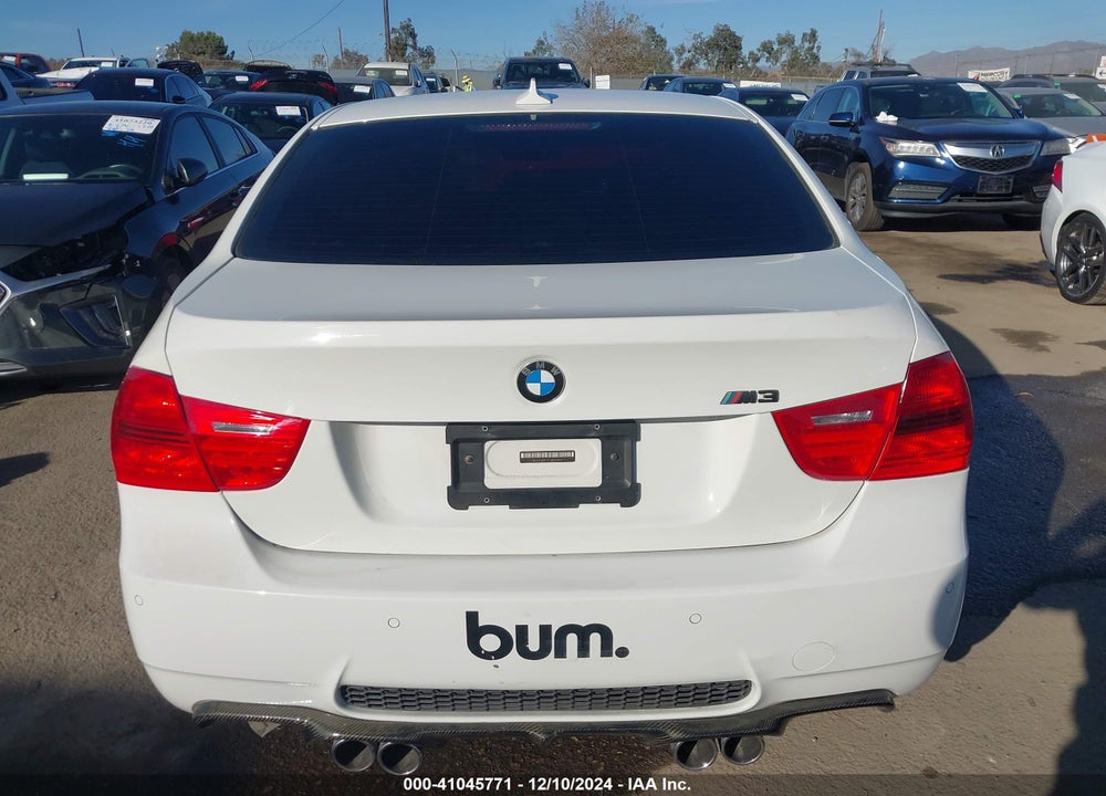2011 BMW M3 VIN: WBSPM9C57BE203822
