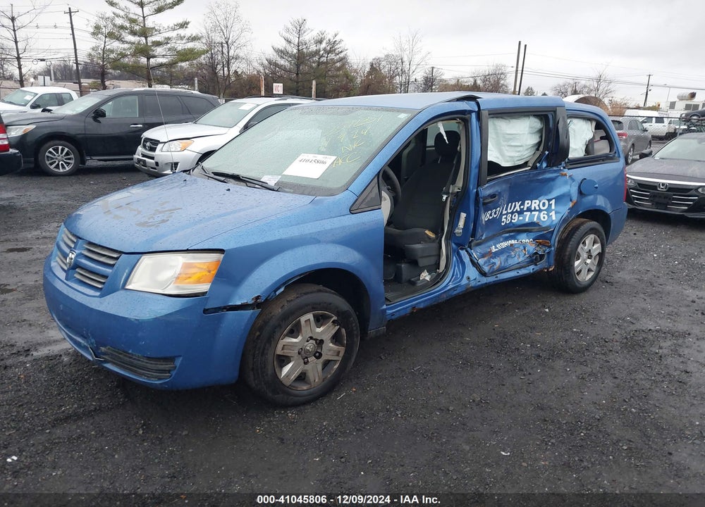 2008 DODGE GRAND CARAVAN SE VIN: 2D8HN44H78R781209