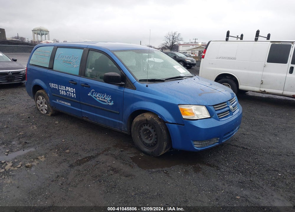 2008 DODGE GRAND CARAVAN SE VIN: 2D8HN44H78R781209