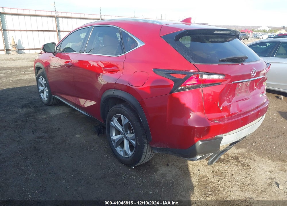2017 LEXUS NX 200T VIN: JTJYARBZ0H2076203
