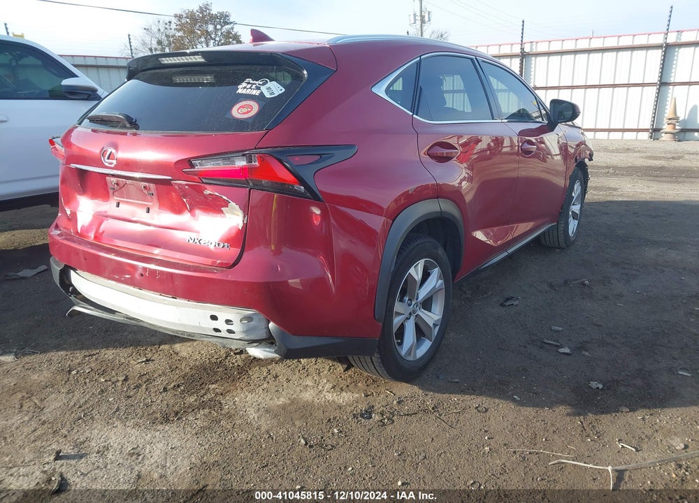 2017 LEXUS NX 200T VIN: JTJYARBZ0H2076203