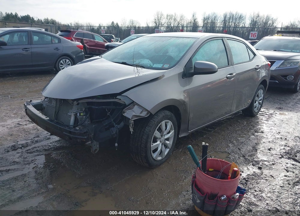 2015 TOYOTA COROLLA LE VIN: 2T1BURHE2FC370317