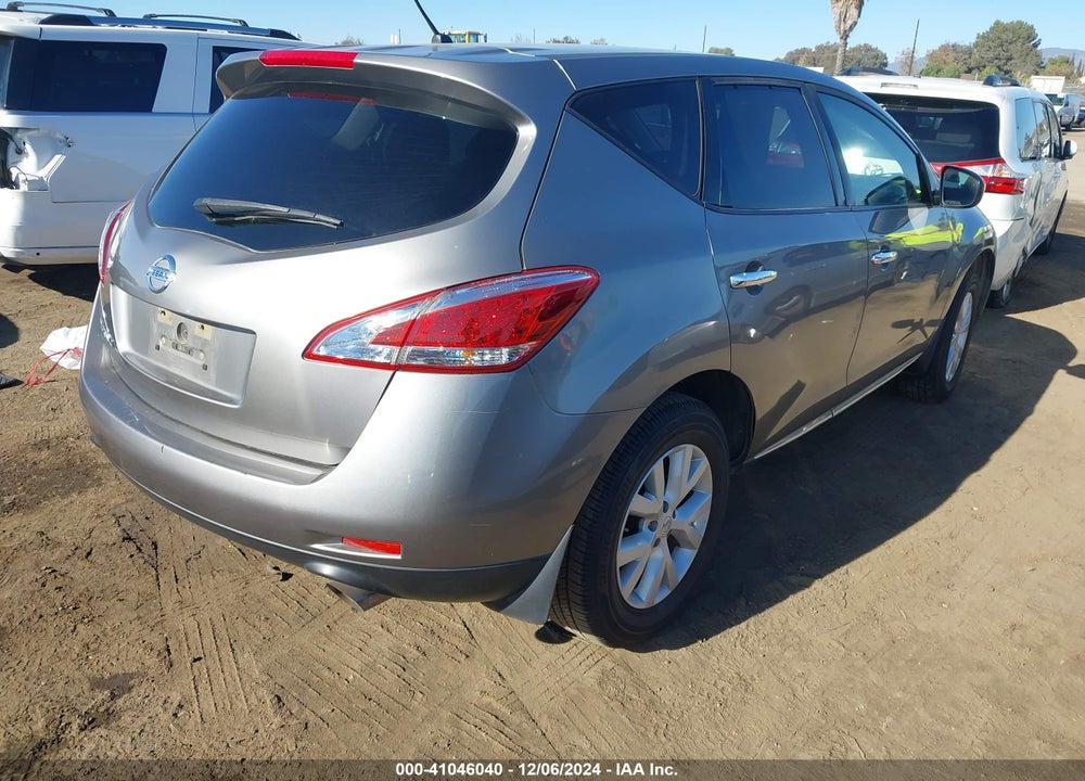 2012 NISSAN MURANO S VIN: JN8AZ1MU0CW114437