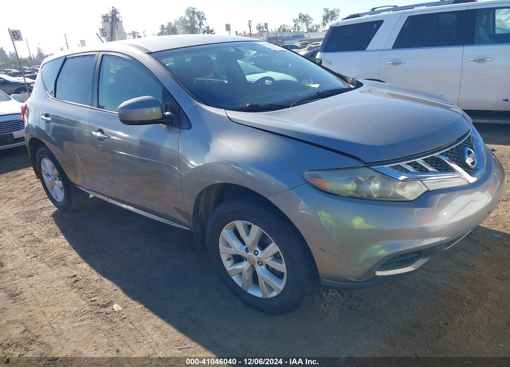 2012 NISSAN MURANO S VIN: JN8AZ1MU0CW114437
