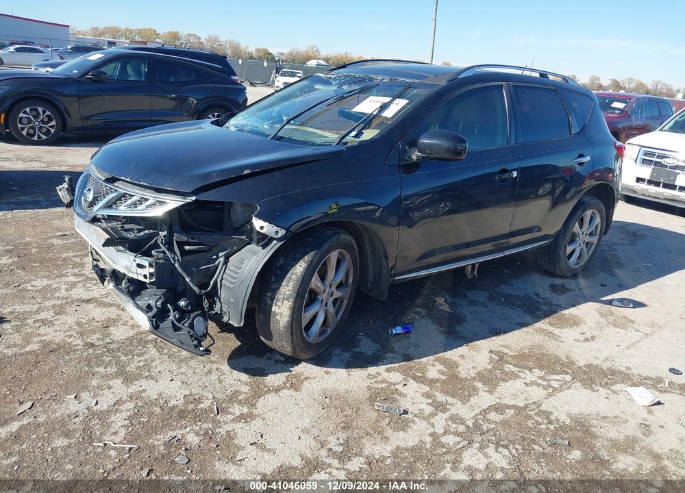 2012 NISSAN MURANO LE VIN: JN8AZ1MU6CW109470