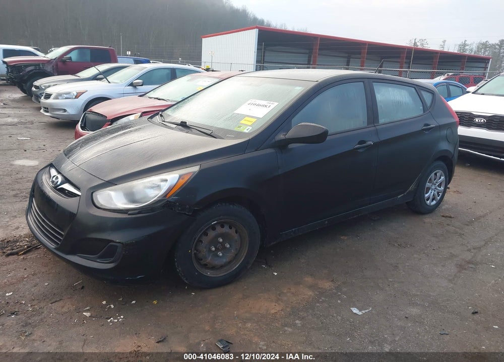 2012 HYUNDAI ACCENT GS VIN: KMHCT5AE8CU026320