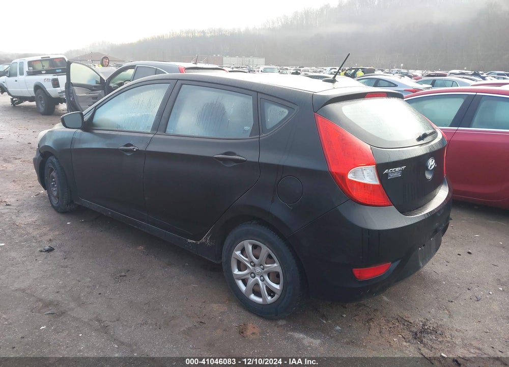 2012 HYUNDAI ACCENT GS VIN: KMHCT5AE8CU026320