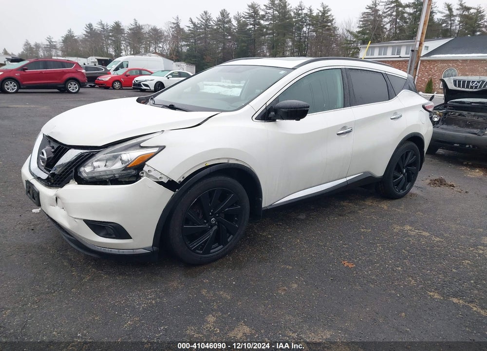 2017 NISSAN MURANO PLATINUM VIN: 5N1AZ2MH9HN184032