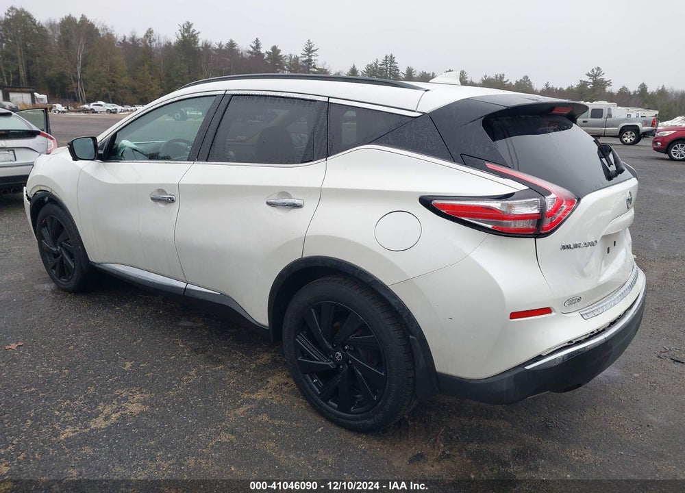 2017 NISSAN MURANO PLATINUM VIN: 5N1AZ2MH9HN184032