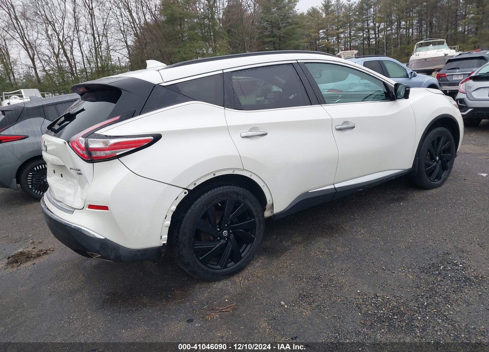 2017 NISSAN MURANO PLATINUM VIN: 5N1AZ2MH9HN184032