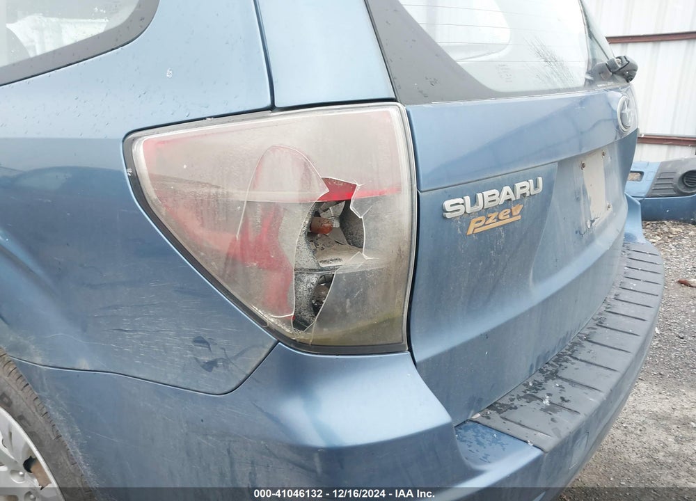 2009 SUBARU FORESTER 2.5X VIN: JF2SH61609H740591