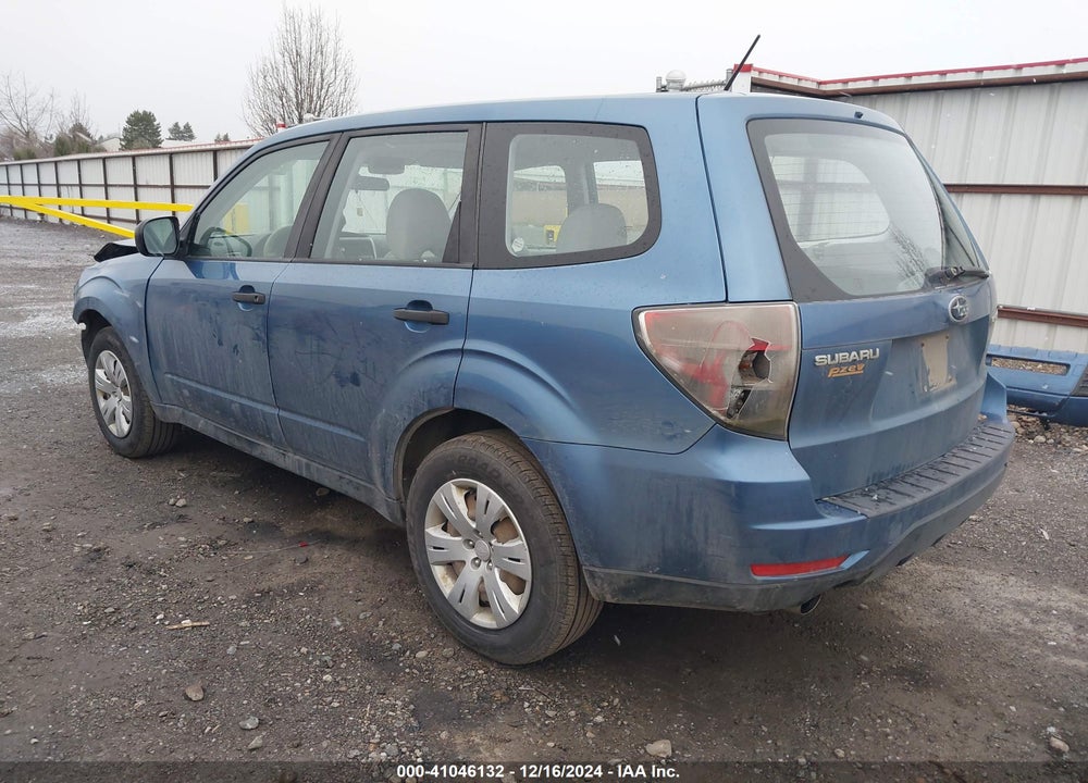 2009 SUBARU FORESTER 2.5X VIN: JF2SH61609H740591