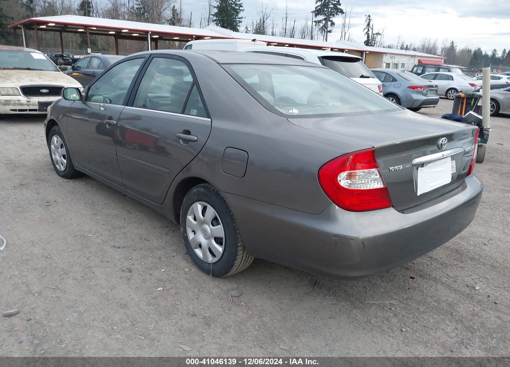 2004 TOYOTA CAMRY LE VIN: 4T1BE32K64U937245