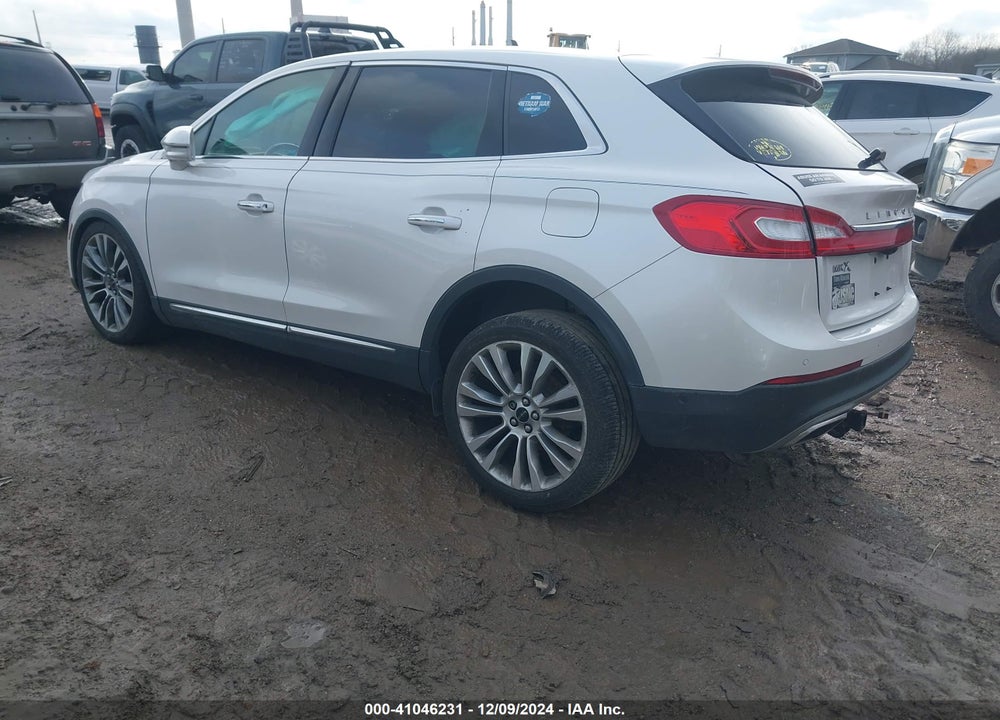 2016 LINCOLN MKX RESERVE VIN: 2LMTJ6LR8GBL22448