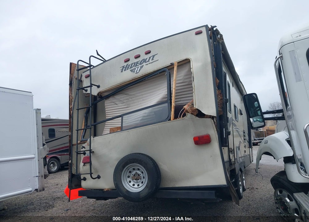 2016 KEYSTONE HIDEOUT 276RLS VIN: 4YDF2762XG7206737
