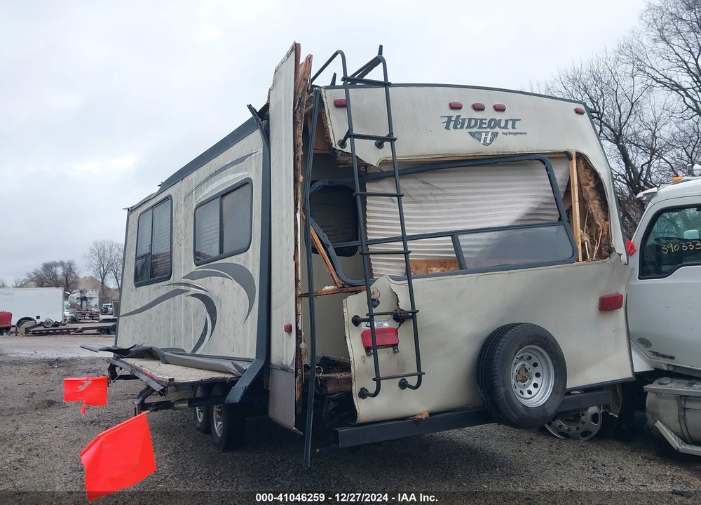 2016 KEYSTONE HIDEOUT 276RLS VIN: 4YDF2762XG7206737