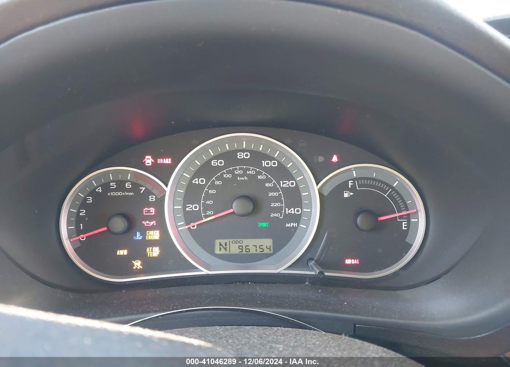 2010 SUBARU IMPREZA 2.5I PREMIUM VIN: JF1GH6B66AH822094