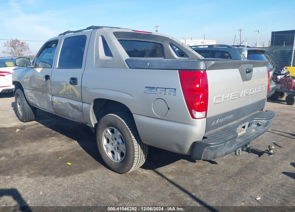 2004 CHEVROLET AVALANCHE 1500 VIN: 3GNEC12T04G273152