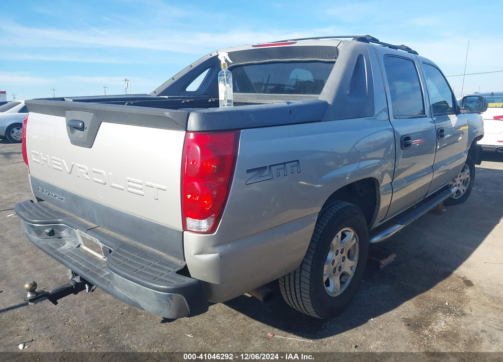 2004 CHEVROLET AVALANCHE 1500 VIN: 3GNEC12T04G273152
