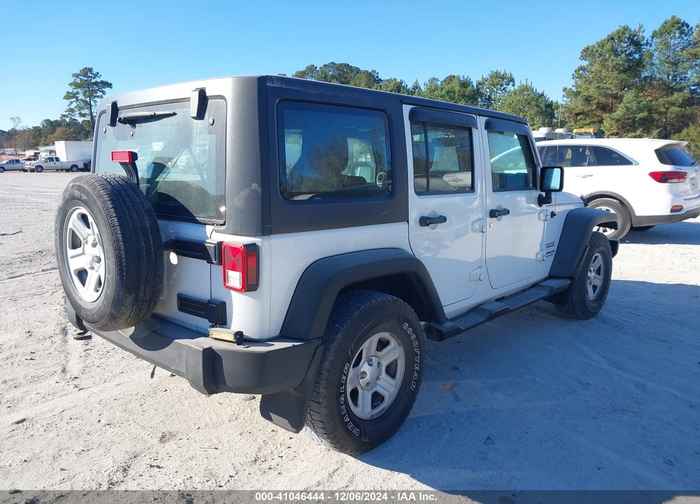2016 JEEP WRANGLER UNLIMITED SPORT RHD VIN: 1C4BJWKG6GL307362