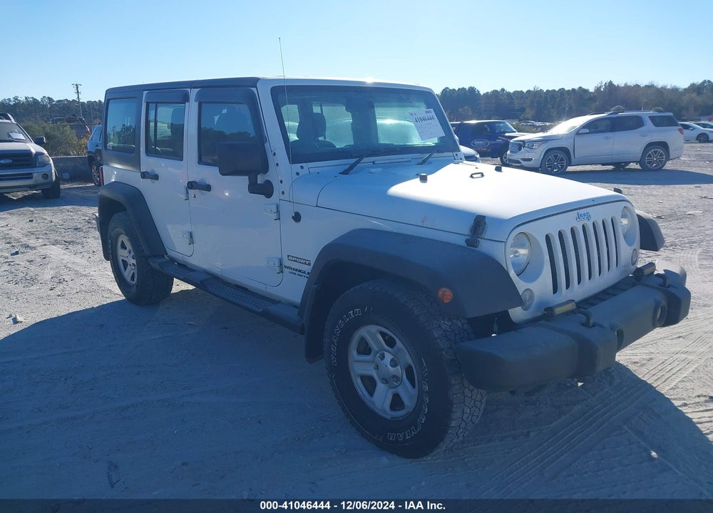 2016 JEEP WRANGLER UNLIMITED SPORT RHD VIN: 1C4BJWKG6GL307362