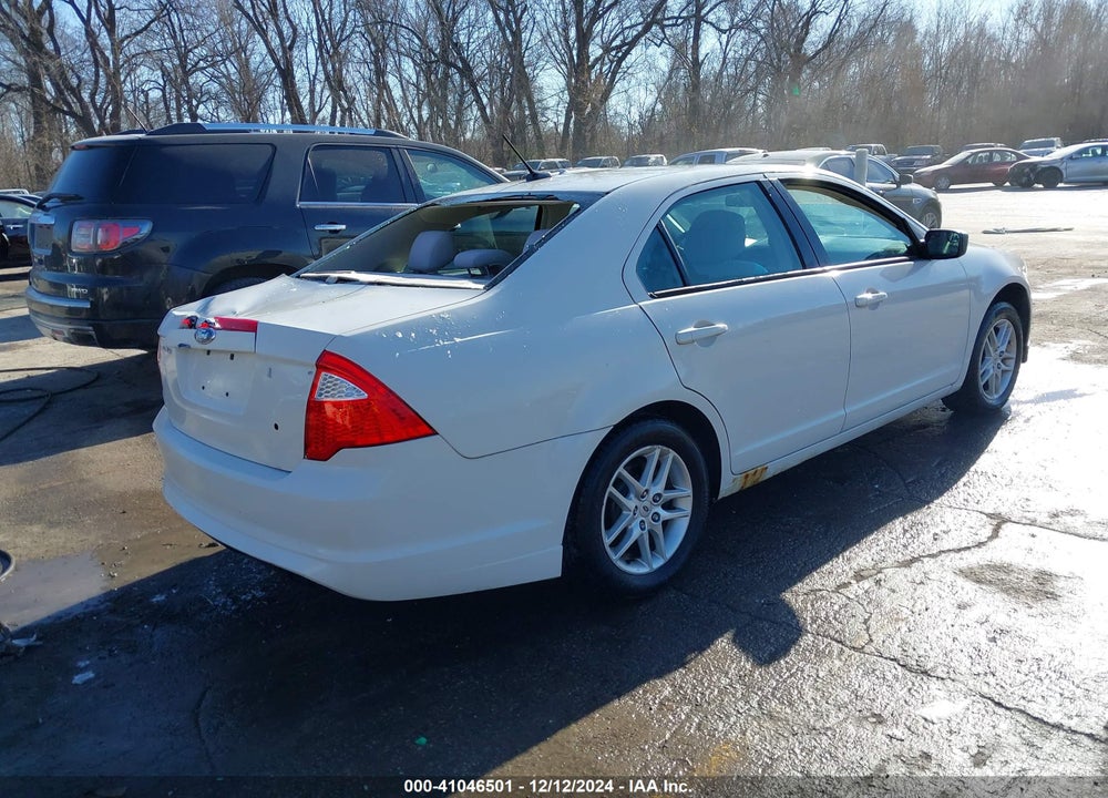 2011 FORD FUSION S VIN: 3FAHP0GA4BR279720
