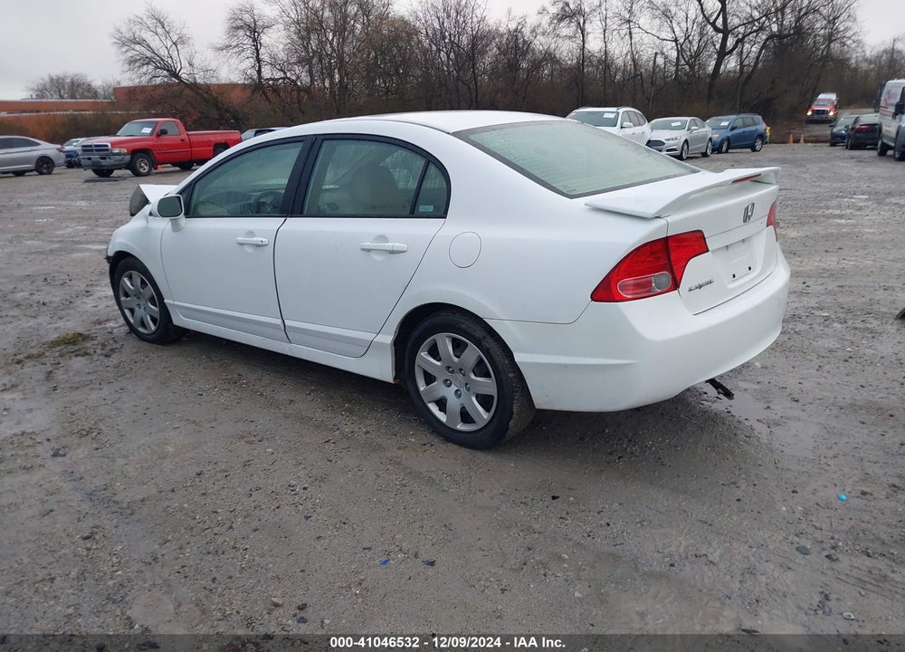 2007 HONDA CIVIC LX VIN: 1HGFA16587L088693