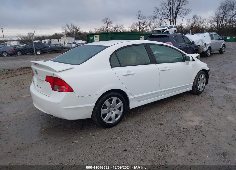 2007 HONDA CIVIC LX VIN: 1HGFA16587L088693