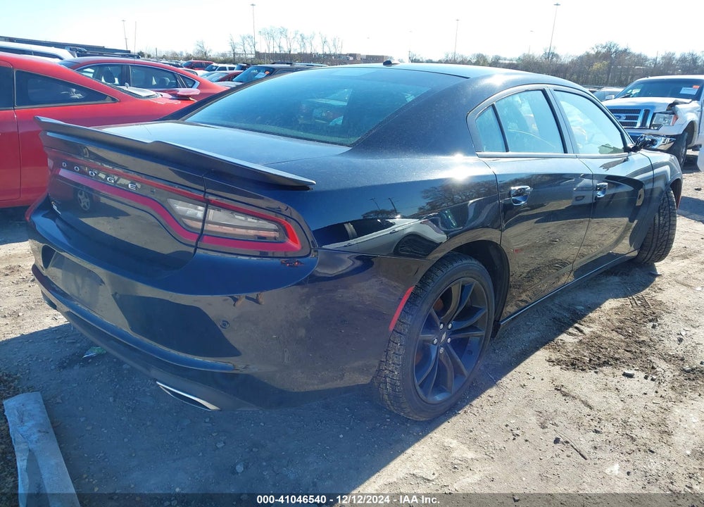 2018 DODGE CHARGER SXT RWD VIN: 2C3CDXBG7JH196654