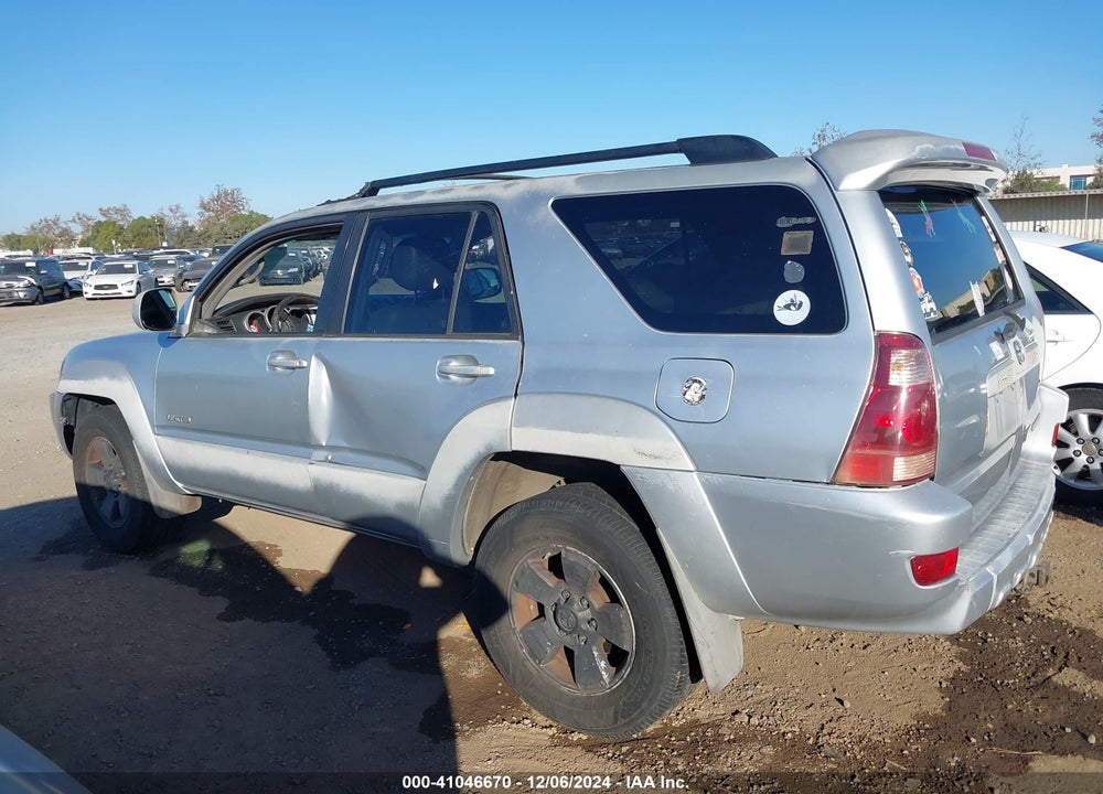 2005 TOYOTA 4RUNNER LIMITED V6 VIN: JTEZU17R958023240