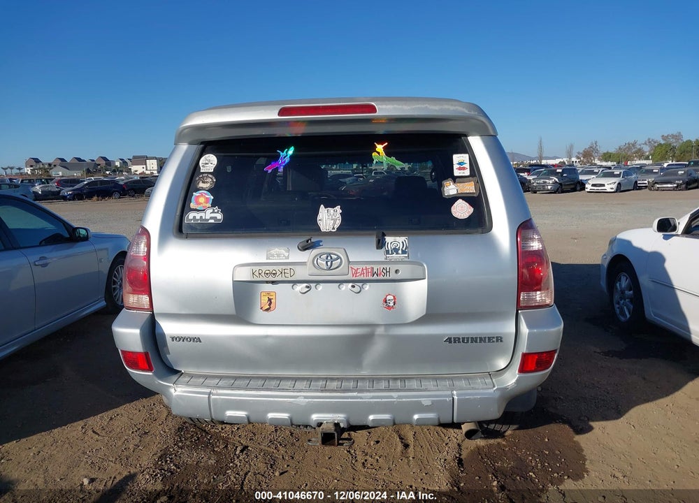 2005 TOYOTA 4RUNNER LIMITED V6 VIN: JTEZU17R958023240