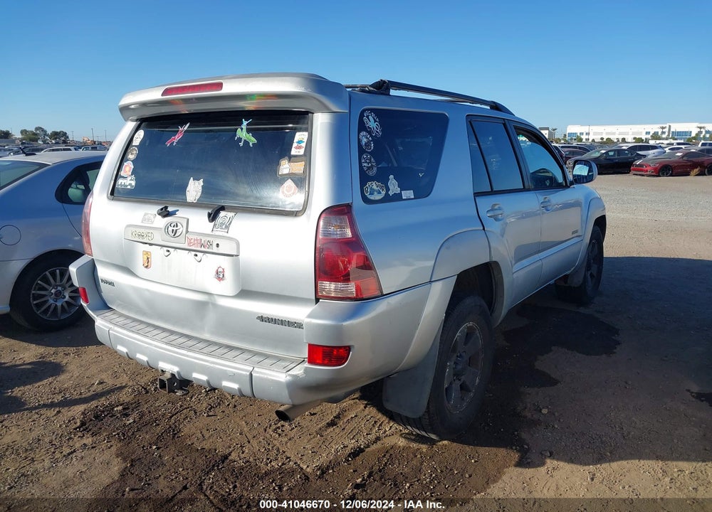 2005 TOYOTA 4RUNNER LIMITED V6 VIN: JTEZU17R958023240