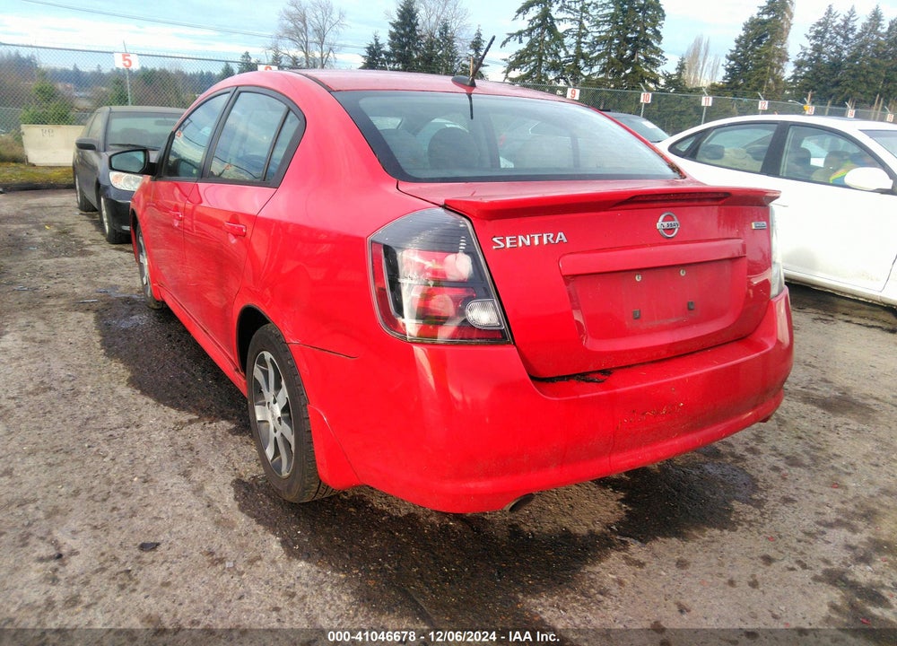 2012 NISSAN SENTRA VIN: 3N1AB6AP8CL755047