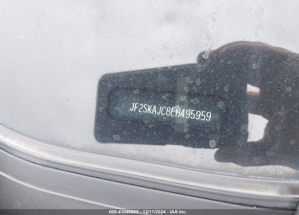 2020 SUBARU FORESTER PREMIUM VIN: JF2SKAJC8LH495959