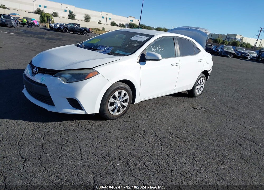 2016 TOYOTA COROLLA L VIN: 5YFBURHE3GP391632