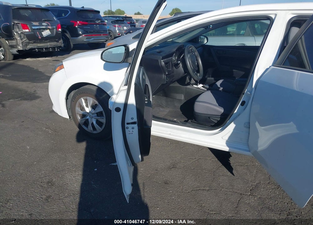 2016 TOYOTA COROLLA L VIN: 5YFBURHE3GP391632
